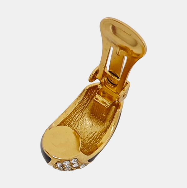 Metal Gold Clip On Earrings