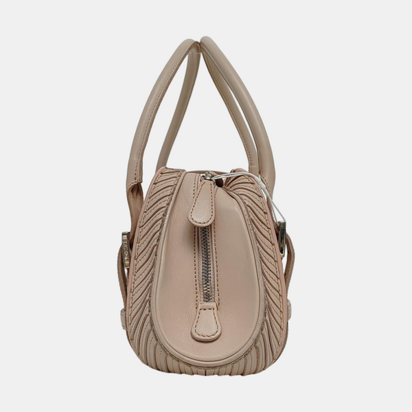 Senda Quilted Calfskin Pink