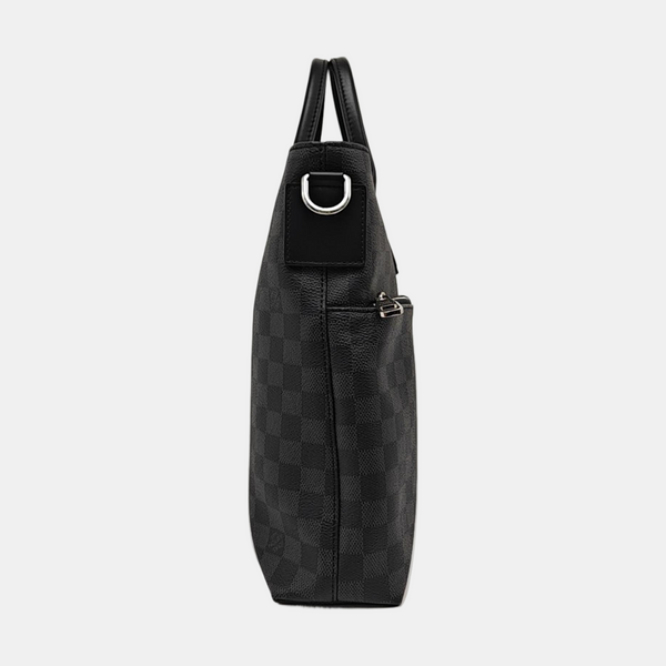 7 DAYS A WEEK Damier Graphite Coated Canvas Gray
