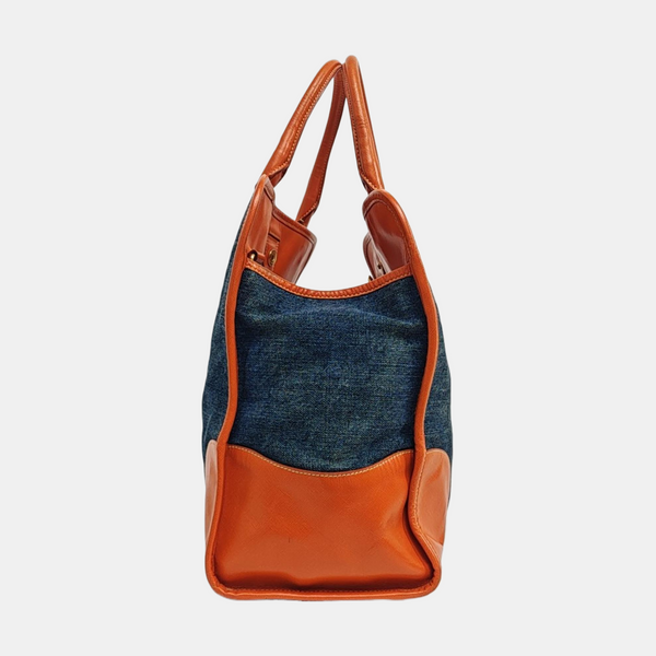 Denim Shoulder Bag Blue