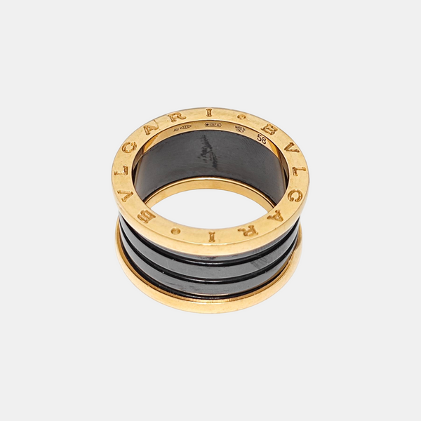 B.ZERO1 18k Rose Gold Ring EU 58