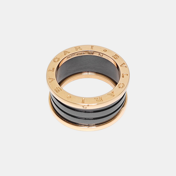 B.ZERO1 18k Rose Gold Ring EU 57