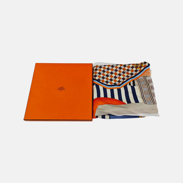 Mulberry Silk Silk Scarf Multicolor