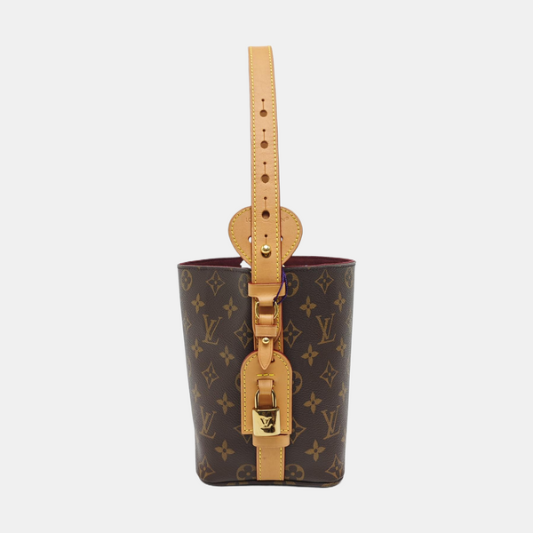 ALL IN Monogram Coated Canvas Brown