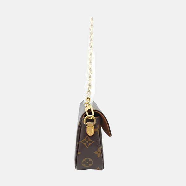 IVY Monogram Coated Canvas Brown