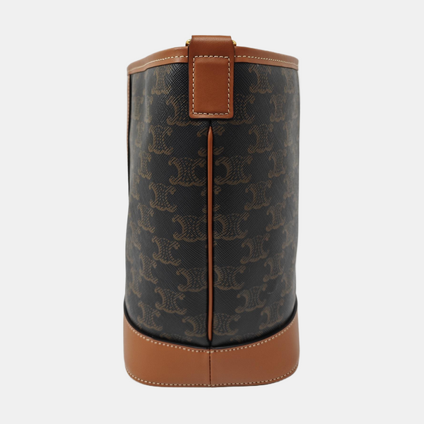 TRIOMPHE CANVAS Small Coated Canvas Brown
