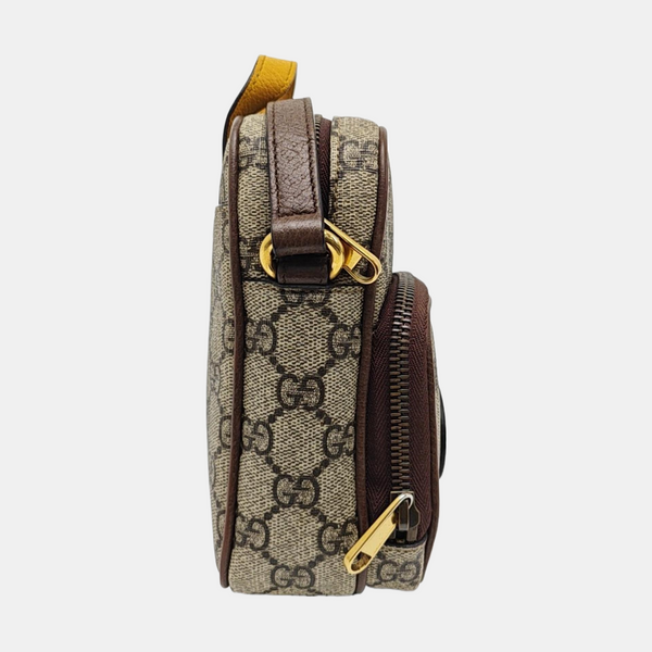 Neo Vintage Mini Monogram Coated Canvas Brown