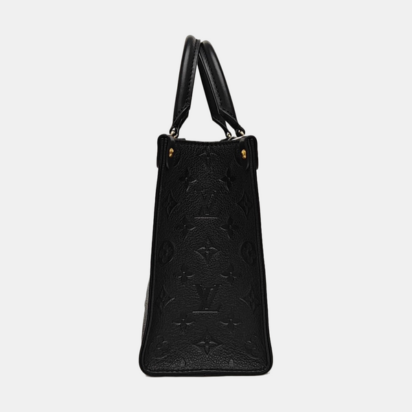 ONTHEGO PM Monogram Calfskin Black