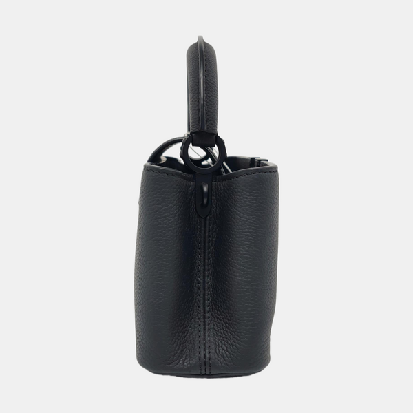 CAPUCINES Mini Calfskin Black