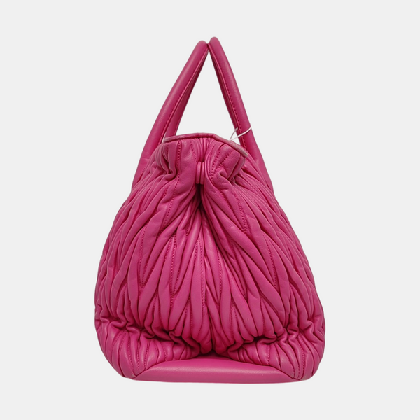 Avenue Quilted Lambskin Pink