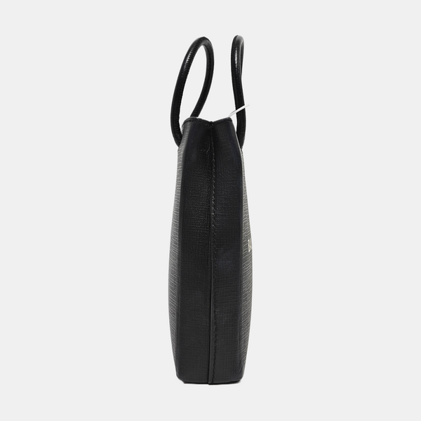 Shopping Bag Calfskin Black