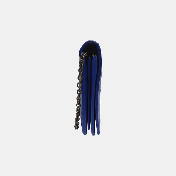 Lambskin Shoulder Bag Blue