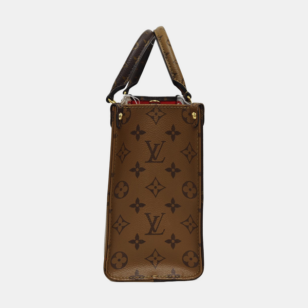 ONTHEGO PM Monogram Coated Canvas Brown