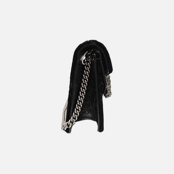 Dionysus Super Mini Monogram Suede Black
