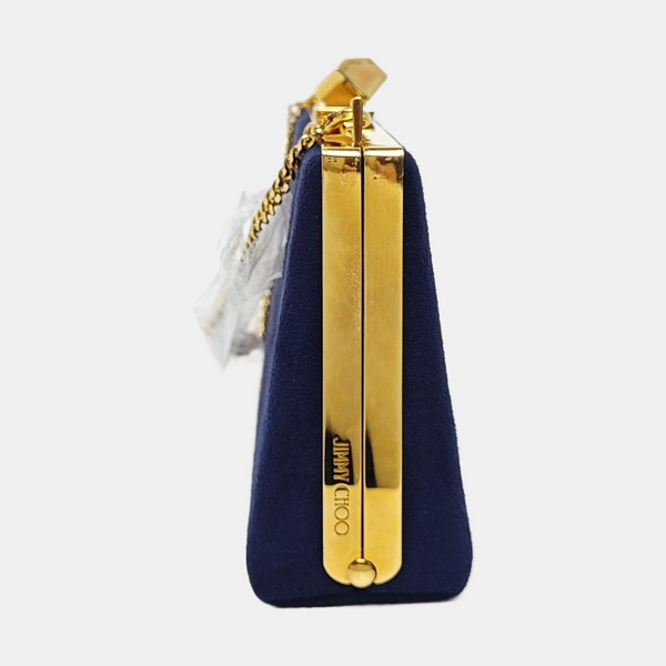 Fabric Shoulder Bag Blue