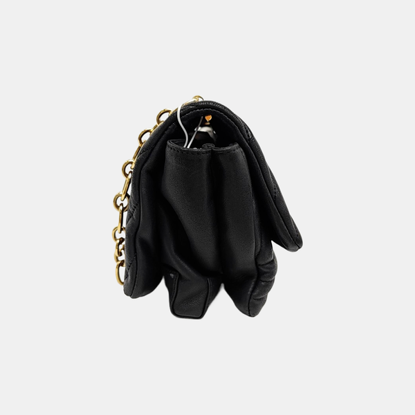 Ginny Quilted Lambskin Black