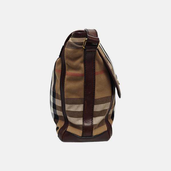 Canvas Shoulder Bag Brown