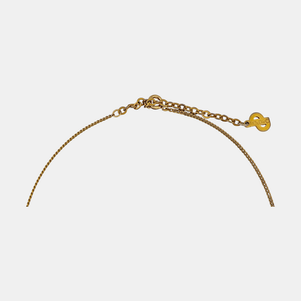 Petit CD Metal Gold Necklace
