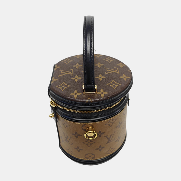 CANNES PM Monogram Coated Canvas Brown