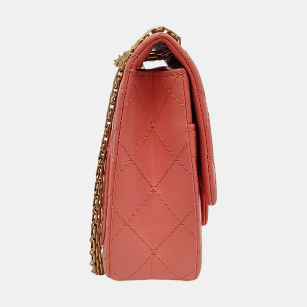 Authenticated pre-owned 2.55 Quilted Calfskin Pink - Shoulder Bag at Looply