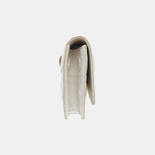 Cannage Calfskin Belt Bag White
