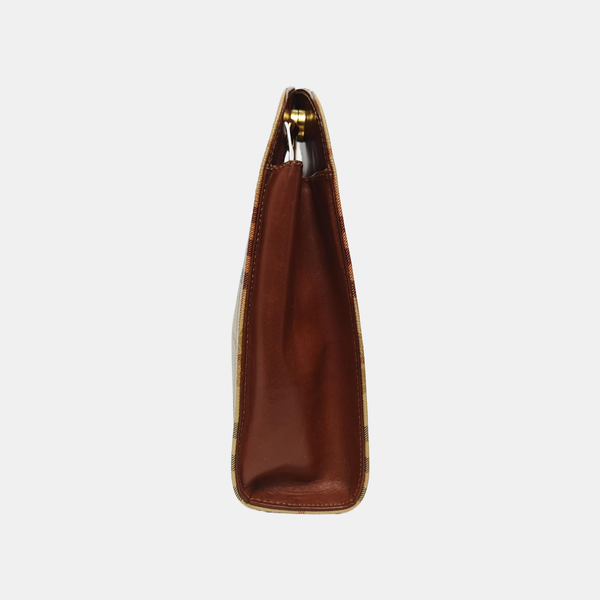 Coated Canvas Tote Bag Beige