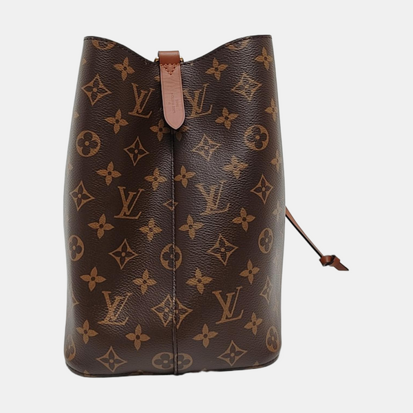NÉONOÉ MM Monogram Coated Canvas Brown