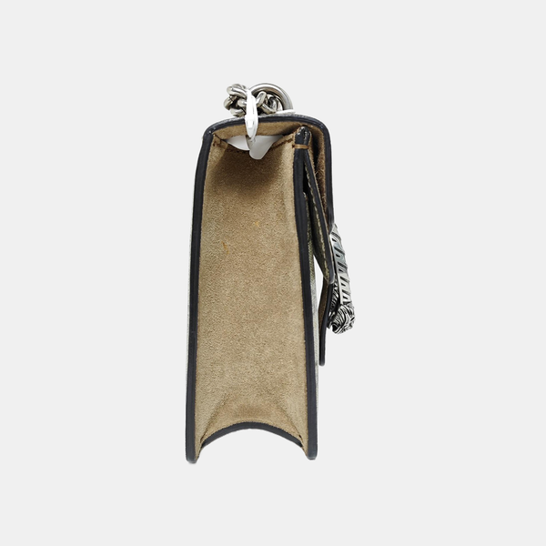 Dionysus Mini Monogram Coated Canvas Beige