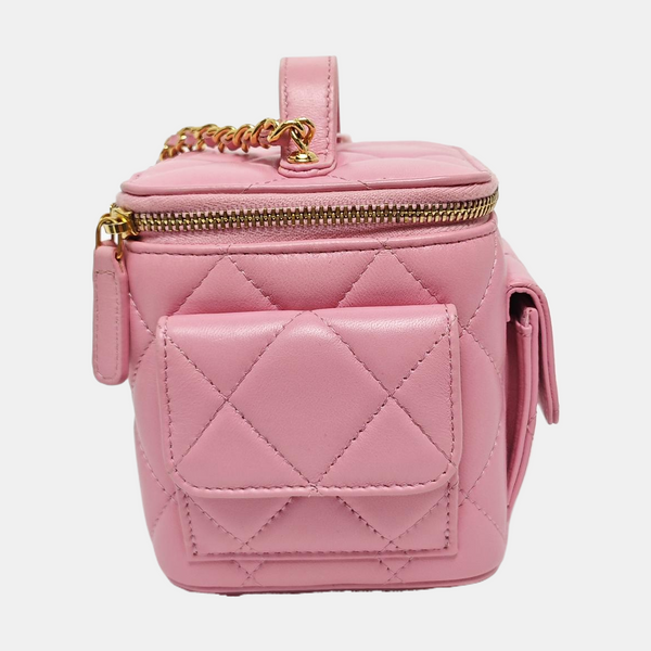 Quilted Lambskin Pink