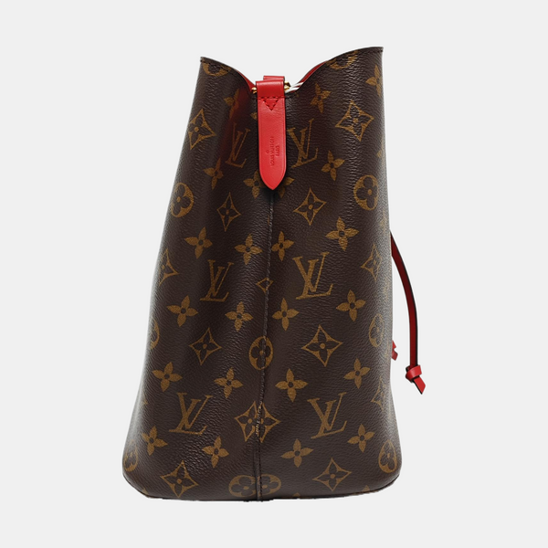 Authenticated pre-owned NÉONOÉ MM Monogram Coated Canvas Brown - Bucket Bag at Looply