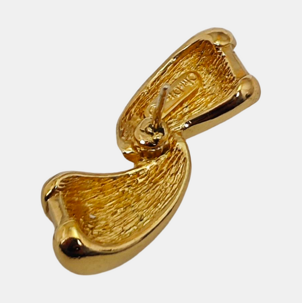 Metal Gold Stud Earrings