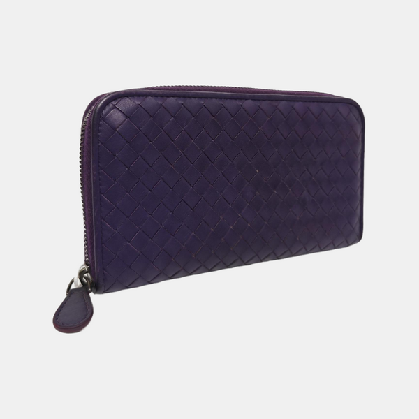 Lambskin Wallet Purple