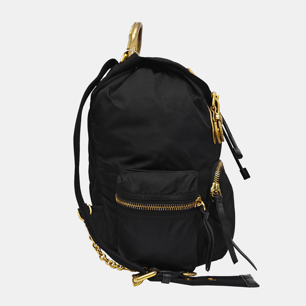 The Rucksack Medium Nylon Black