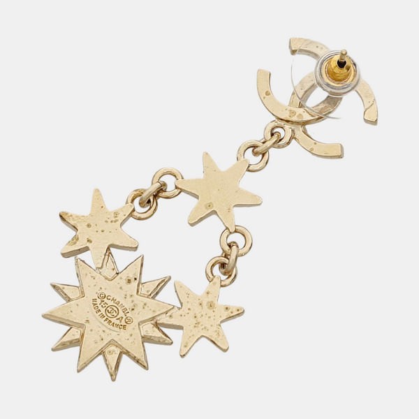 Metal Gold Stud Earrings