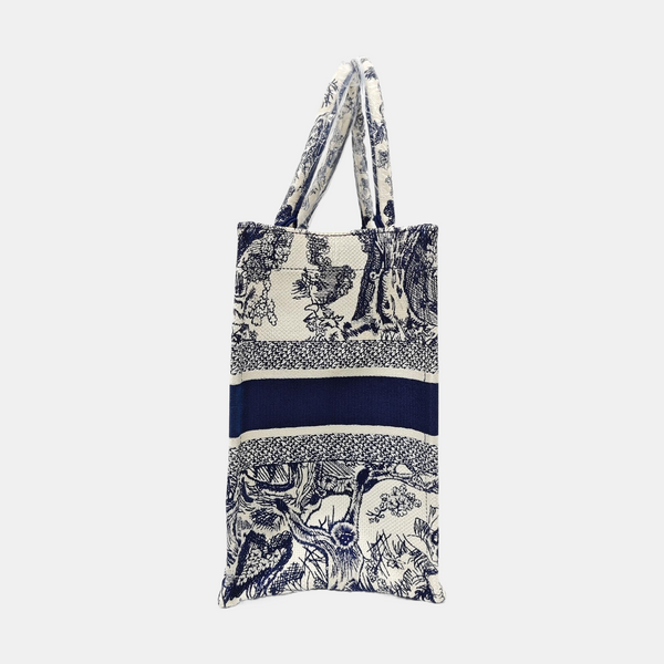 Book Tote Medium Canvas Blue
