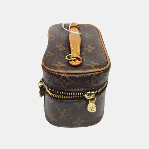 NICE Super Mini Monogram Coated Canvas Brown