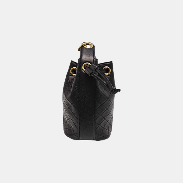 CASSANDRE Quilted Lambskin Black
