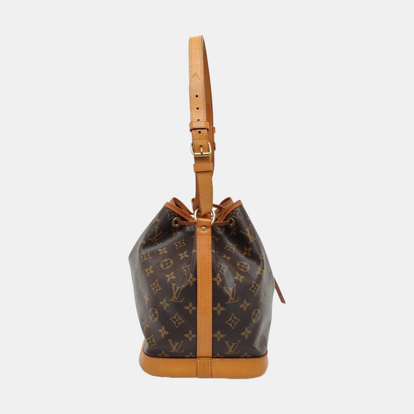 NOÉ MM Monogram Coated Canvas Brown