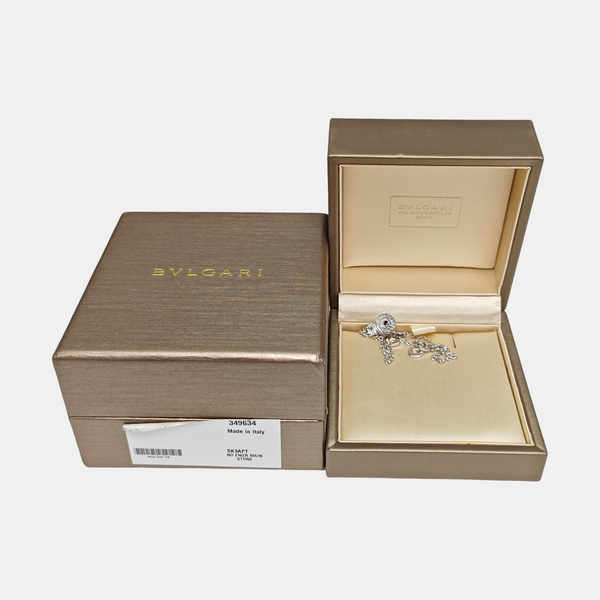 B.ZERO1 18k White Gold Silver Bracelet