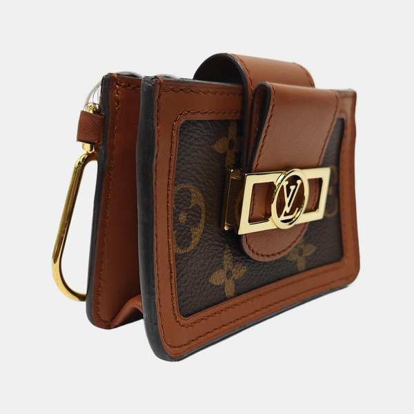 DAUPHINE Monogram Coated Canvas Brown Wallet