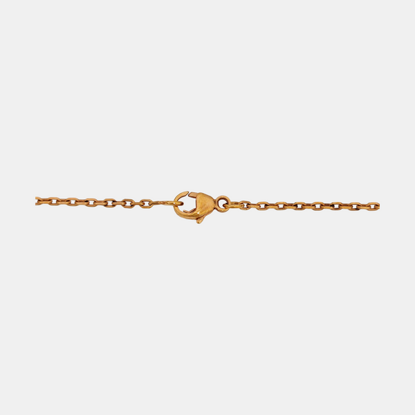 Pop H Metal Rose Gold Necklace