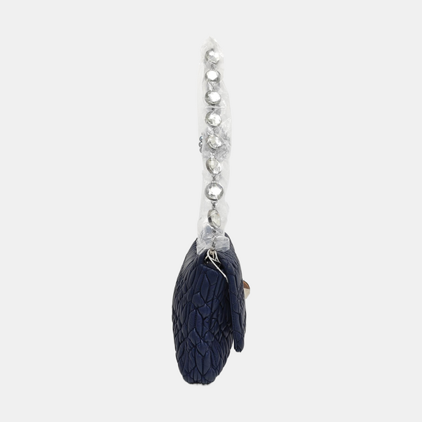 Quilted Lambskin Shoulder Bag Blue