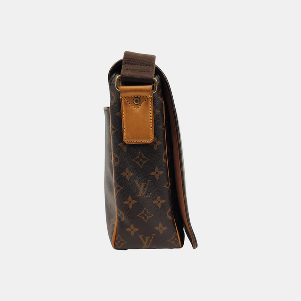 VALMY Monogram Coated Canvas Brown