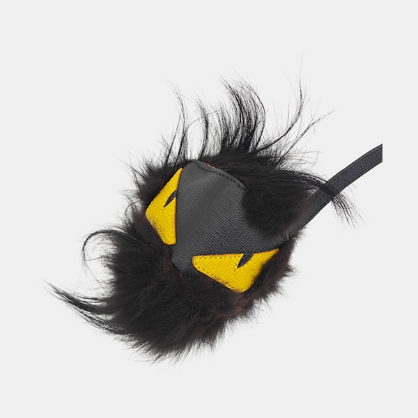 Fabric Bag Charm Black