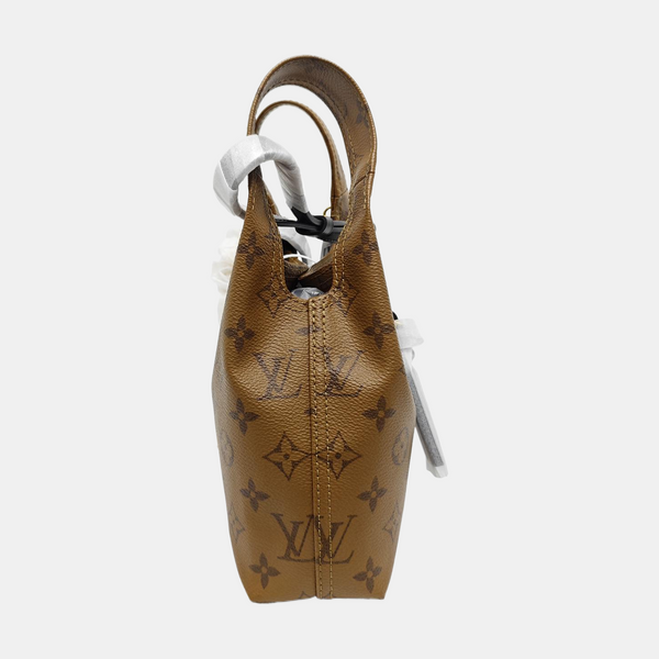 ATLANTIS BB Monogram Coated Canvas Brown