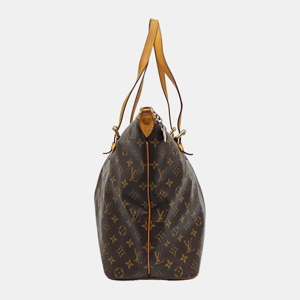 PALERMO GM Monogram Coated Canvas Brown