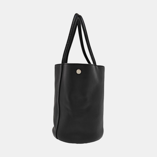 Leather Tote Bag Black