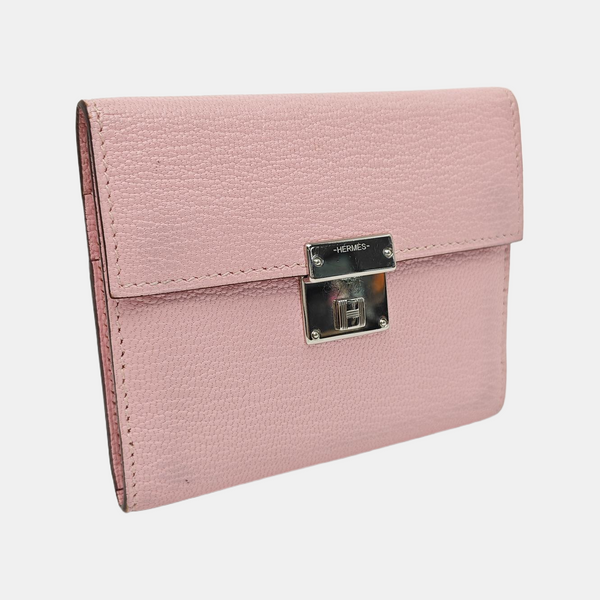 Clic Chèvre Mysore Pink Card Holder