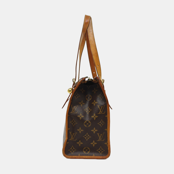 POPINCOURT Monogram Coated Canvas Brown