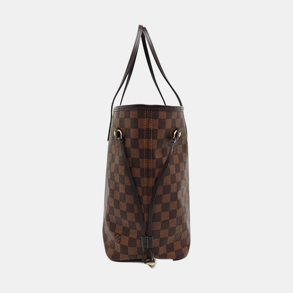 NEVERFULL MM Damier Ebene Coated Canvas Brown